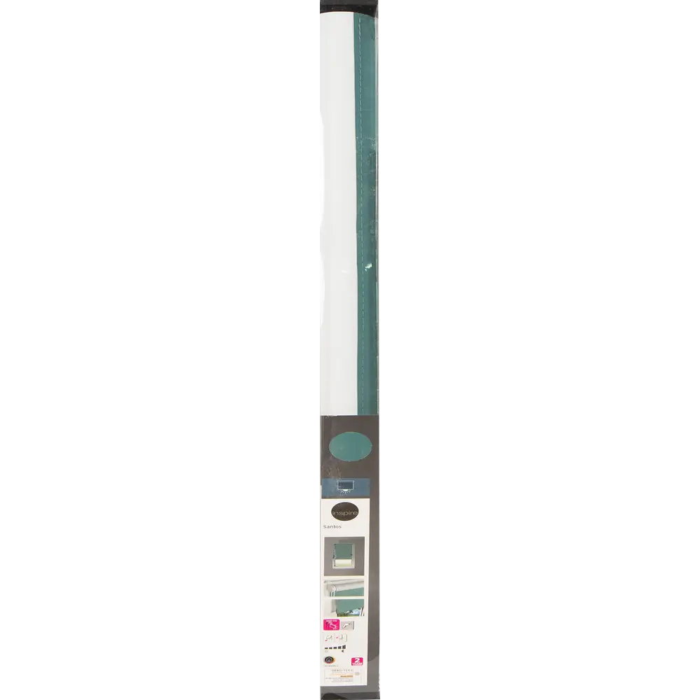 Штора рулонная блэкаут Inspire Santos 100x160 см бирюзовая Celadon 2 82692243 STLM-2057048 - Вид №8