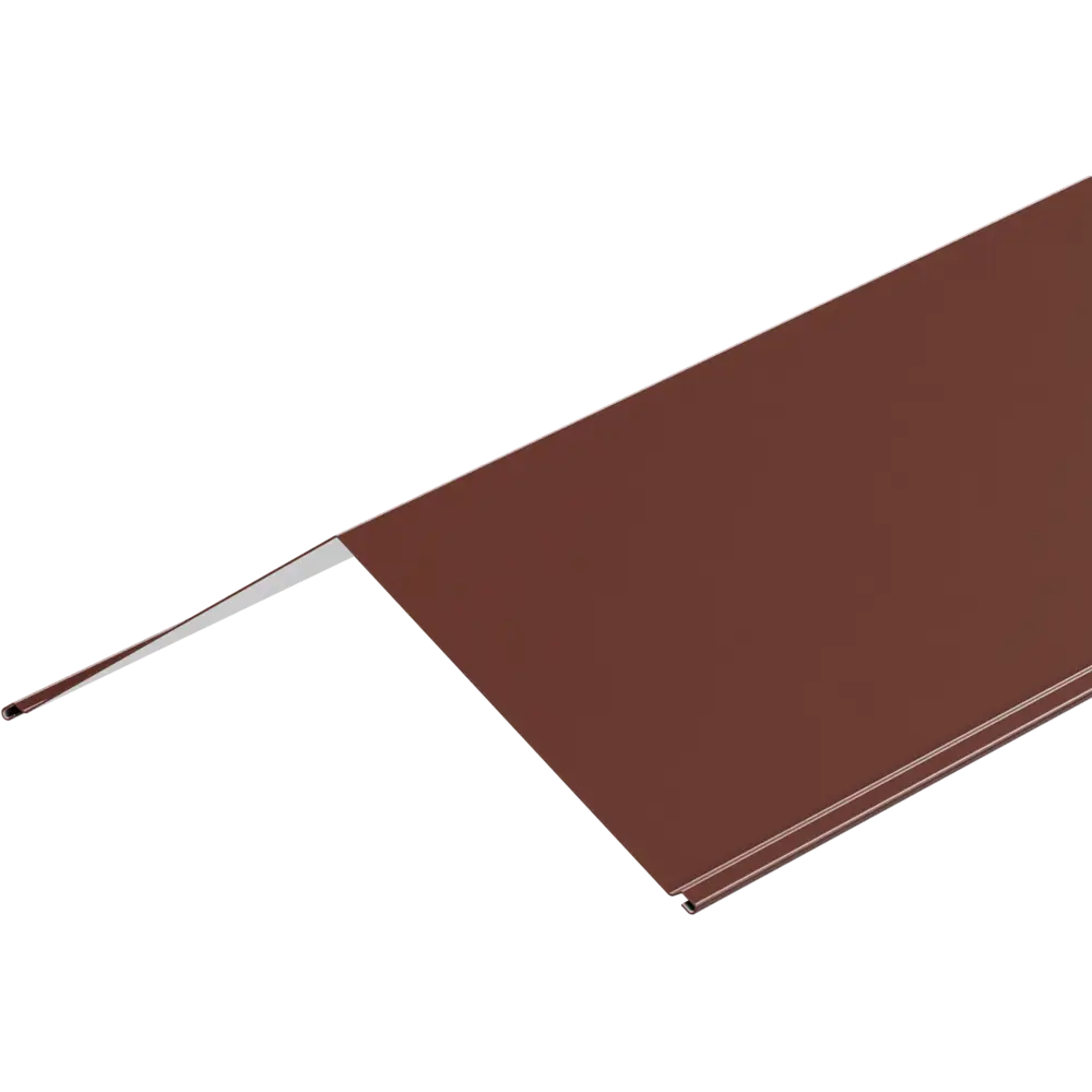 Конек 150x150x2000 мм 0.4 мм RAL 8017 коричневый ВЕГА STLM-2101322