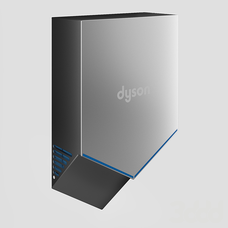 HU02 DYSON AIRBLADE Сушилка для рук электрическая белый корпус (307169-01 Англия) AIRBLADE HU02 - Вид №9