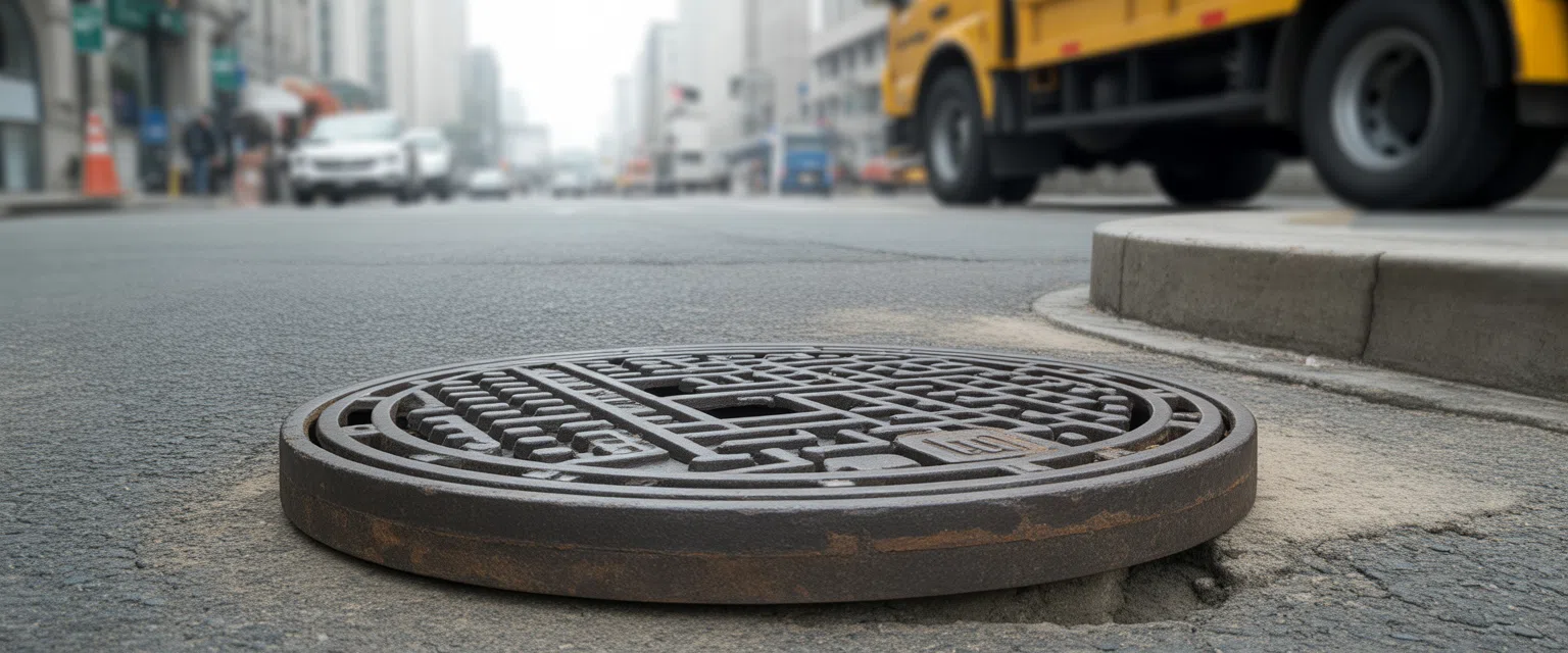 Чугунные люки (тяжелые, для автодорог) - Баннер категории