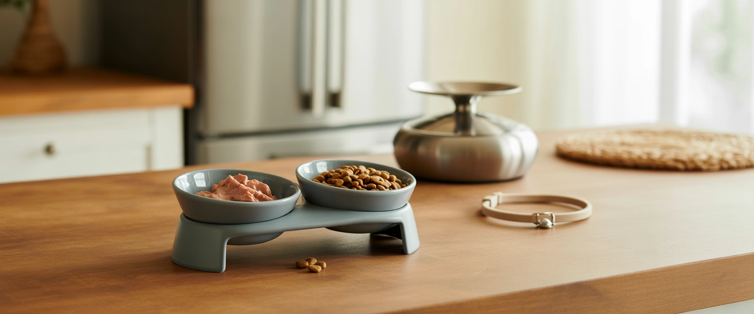 Двойные миски для кошек - Баннер категории