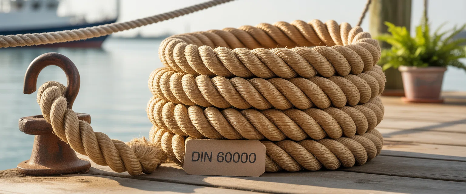 Джутовые веревки DIN 60000 Упаковка, декоративные цели - Баннер категории