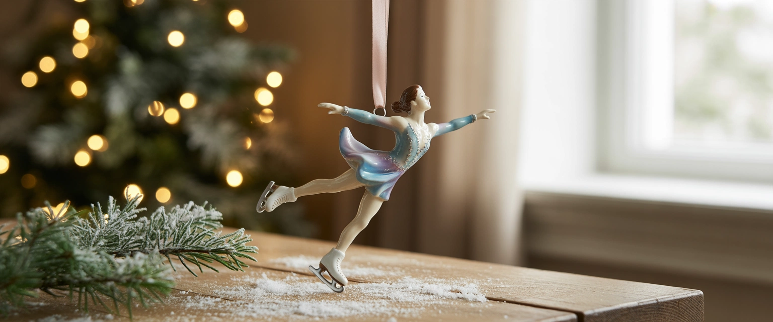 Елочная игрушка Фигуристка - Баннер категории