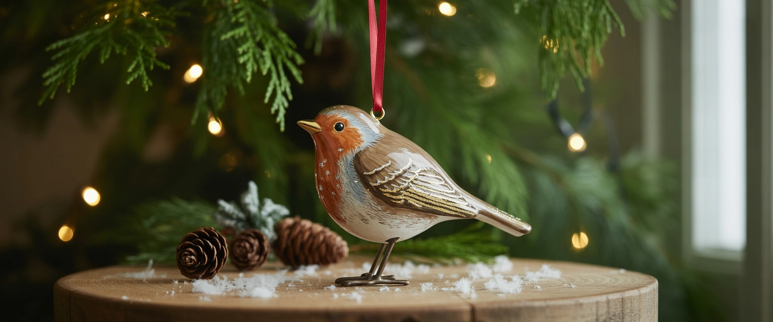 Елочная игрушка птицы - Баннер категории