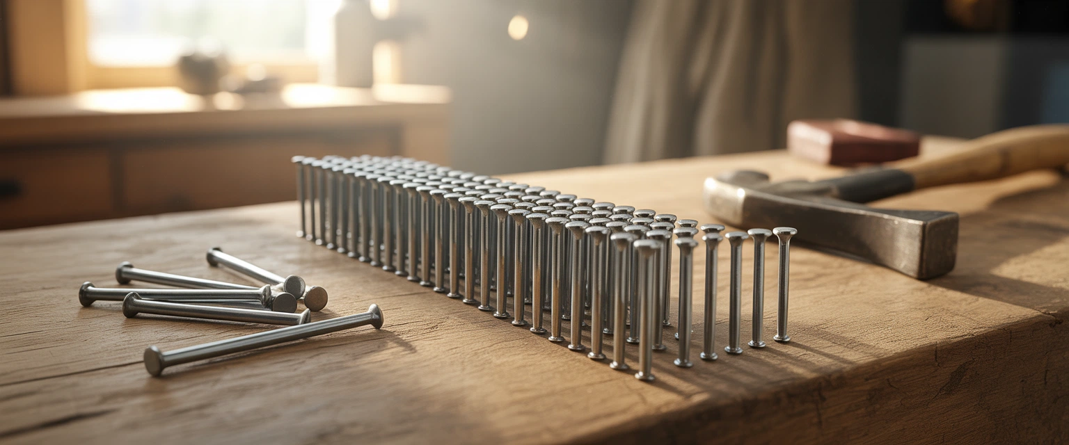 Финишные гвозди (для плинтусов, наличников, мебели) - Баннер категории