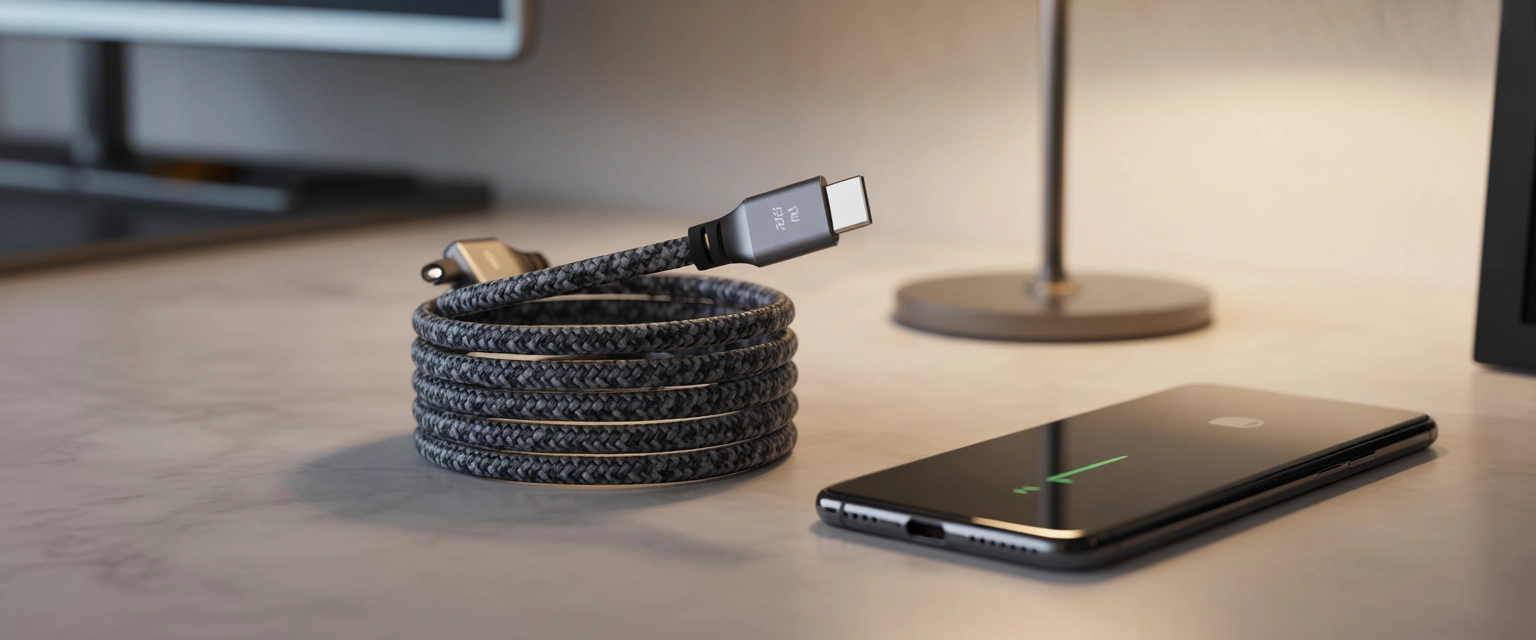 Кабели для зарядки телефонов - Баннер категории