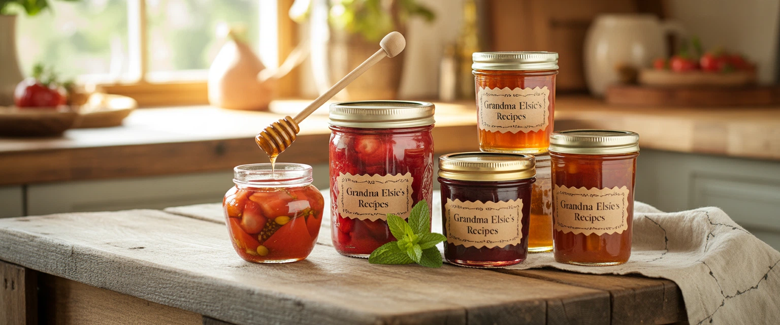 Консервы, мёд, варенье - Баннер категории