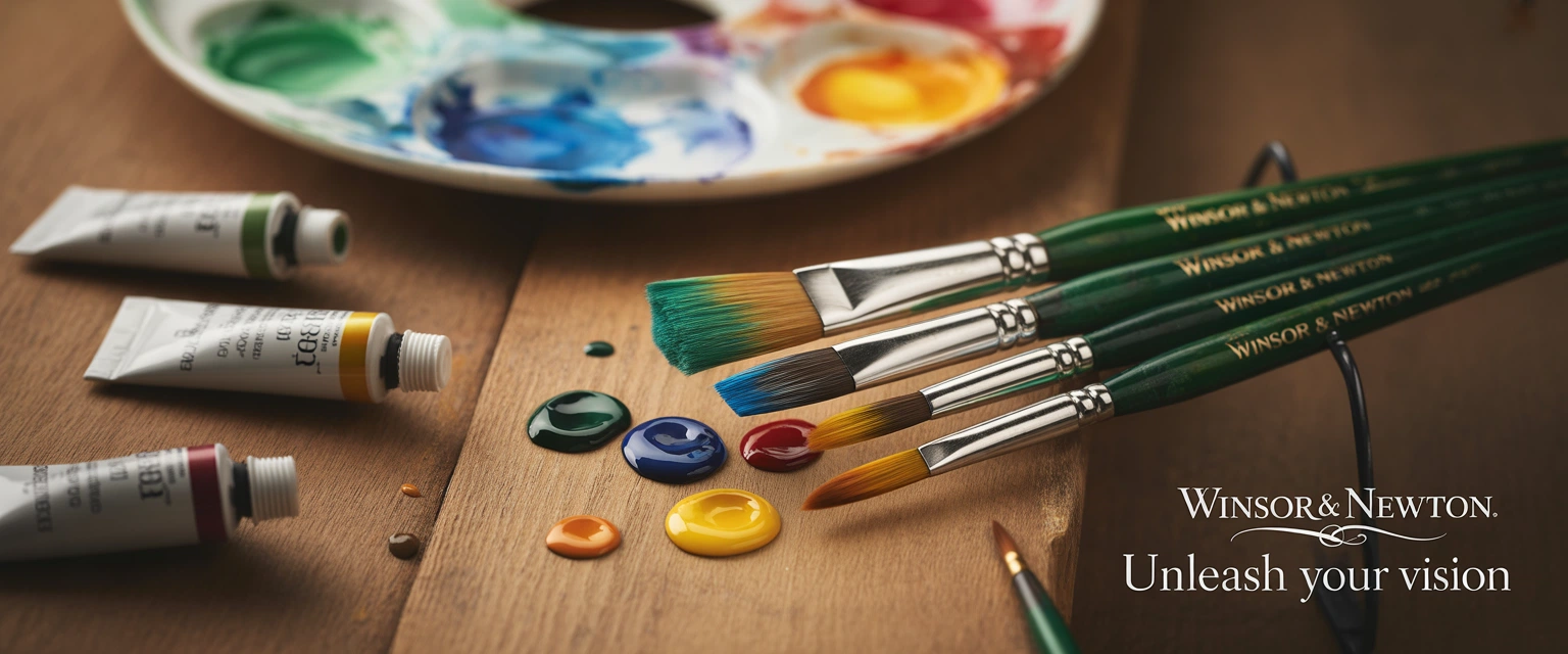 Краски и кисти - Баннер категории