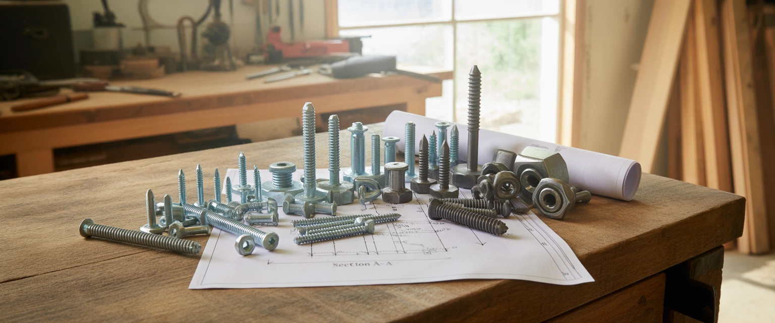 Крепёж для монтажа - Баннер категории