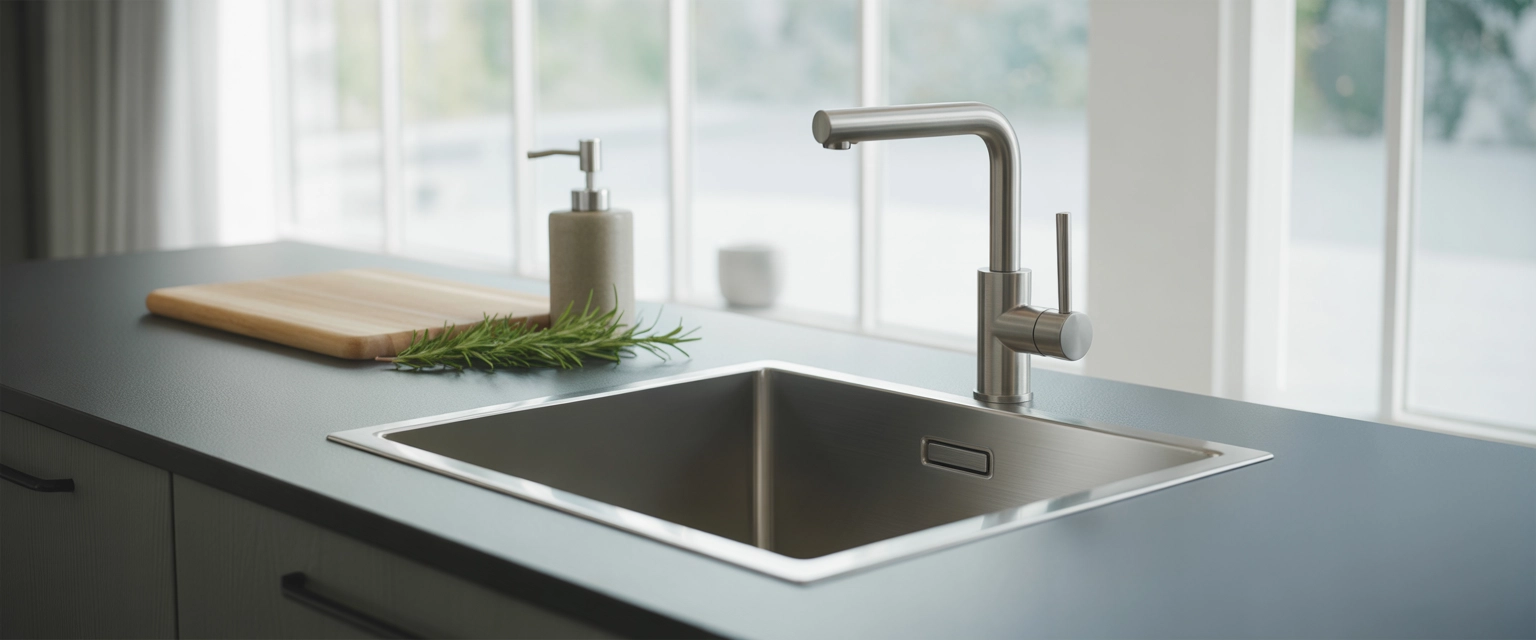 Квадратные кухонные мойки - Баннер категории