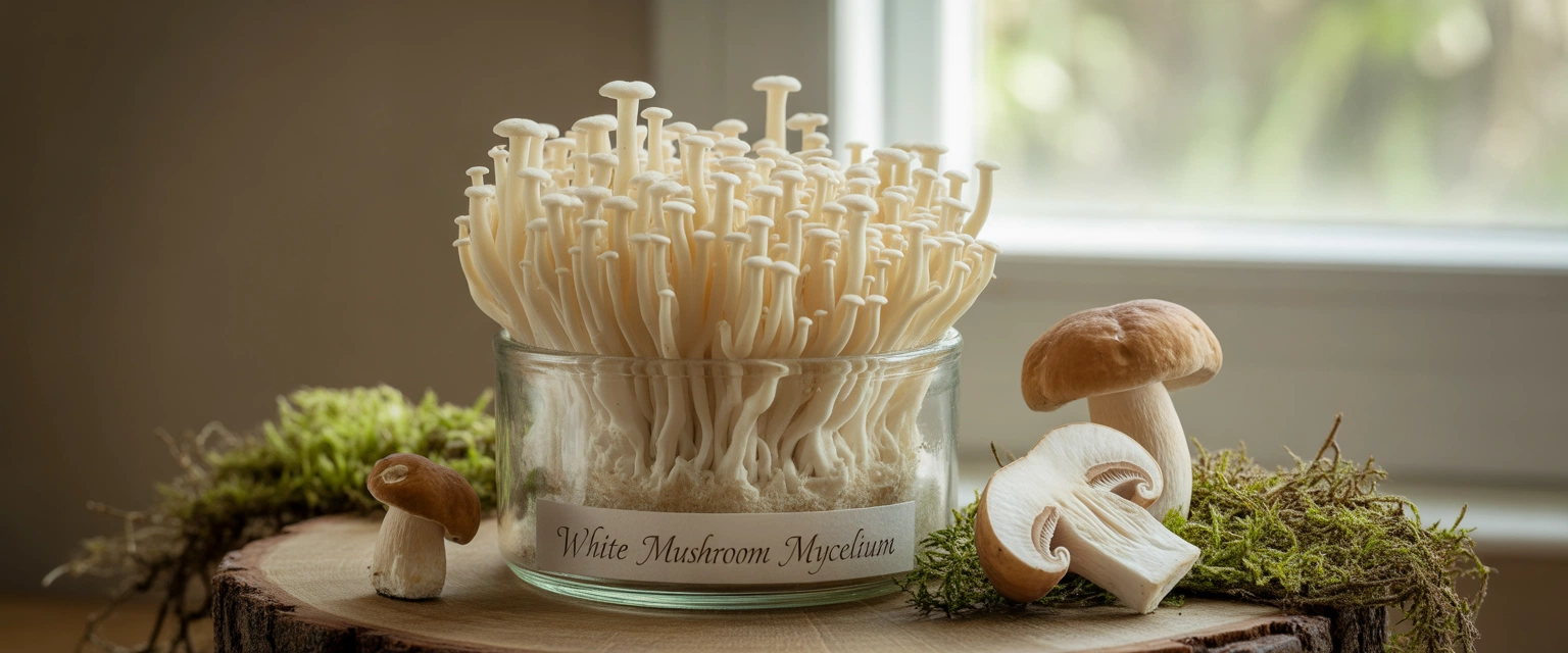 Мицелий Белый гриб - Баннер категории