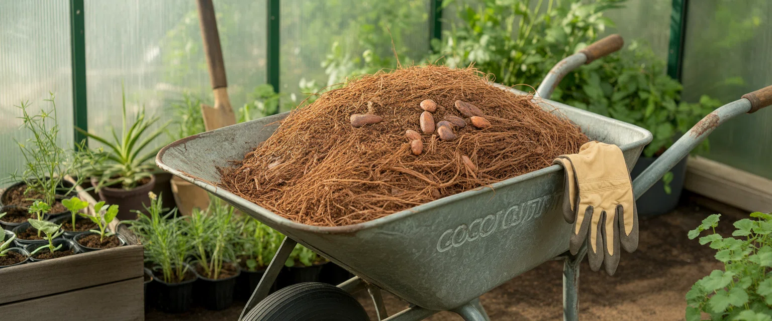Мульча кокосовая - Баннер категории