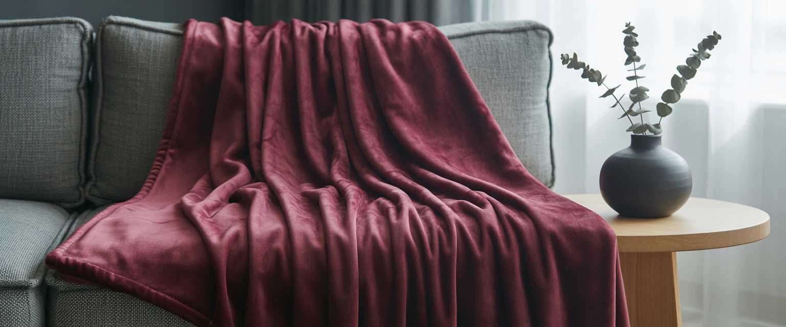 Плед велюр - Баннер категории