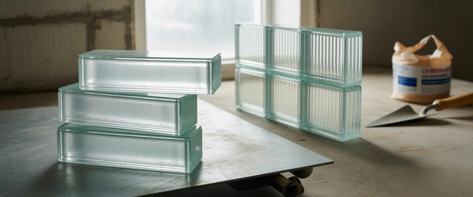 Полнотелые стеклоблоки - Баннер категории