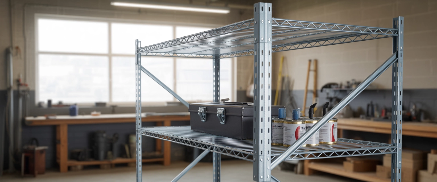 Полочные стеллажи - Баннер категории