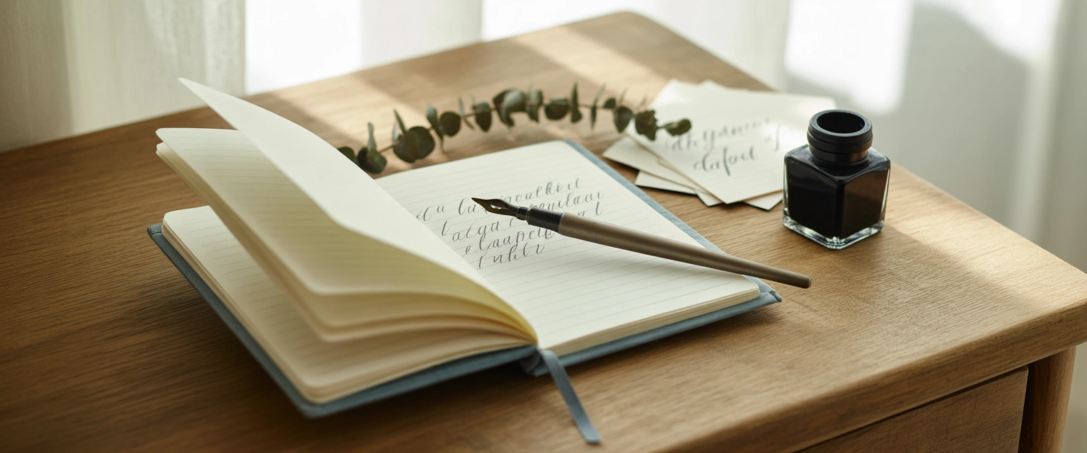 Прописи для каллиграфии - Баннер категории