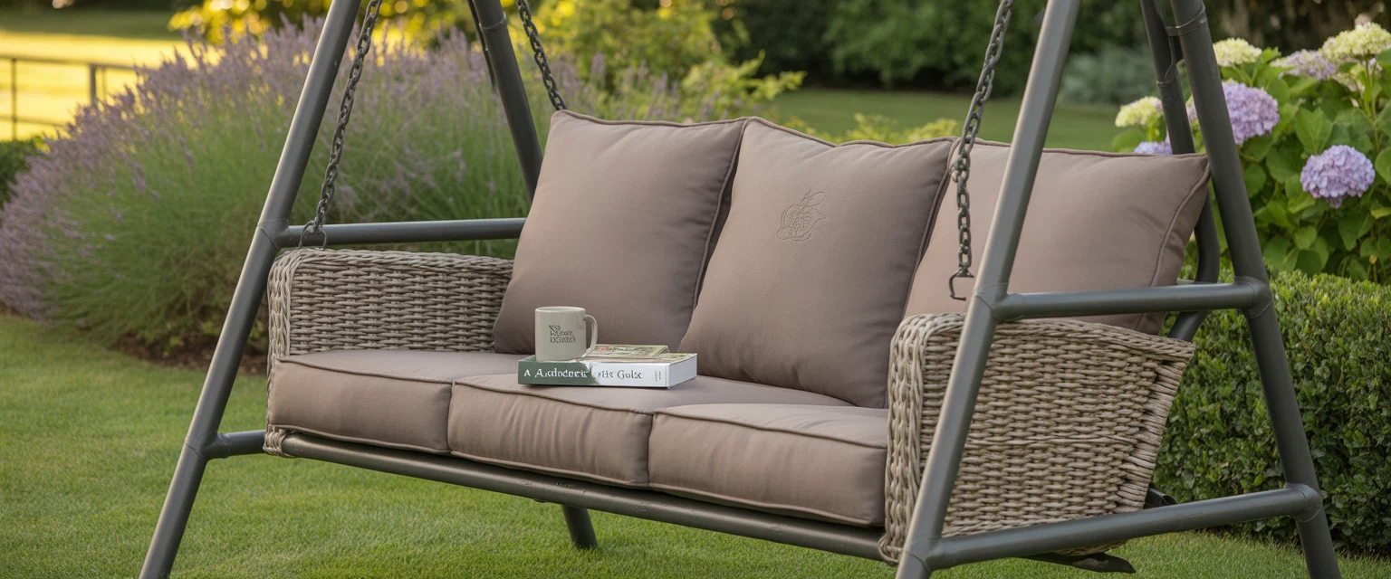 Садовые качели 3-х местные - Баннер категории