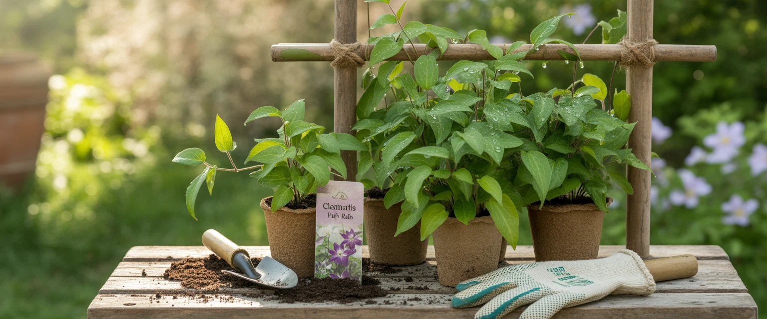 Саженцы Клематиса - Баннер категории