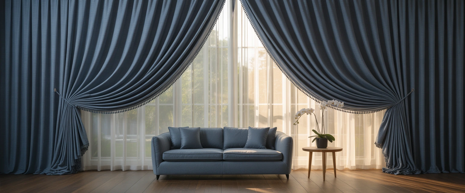 Шторы на окна - Баннер категории