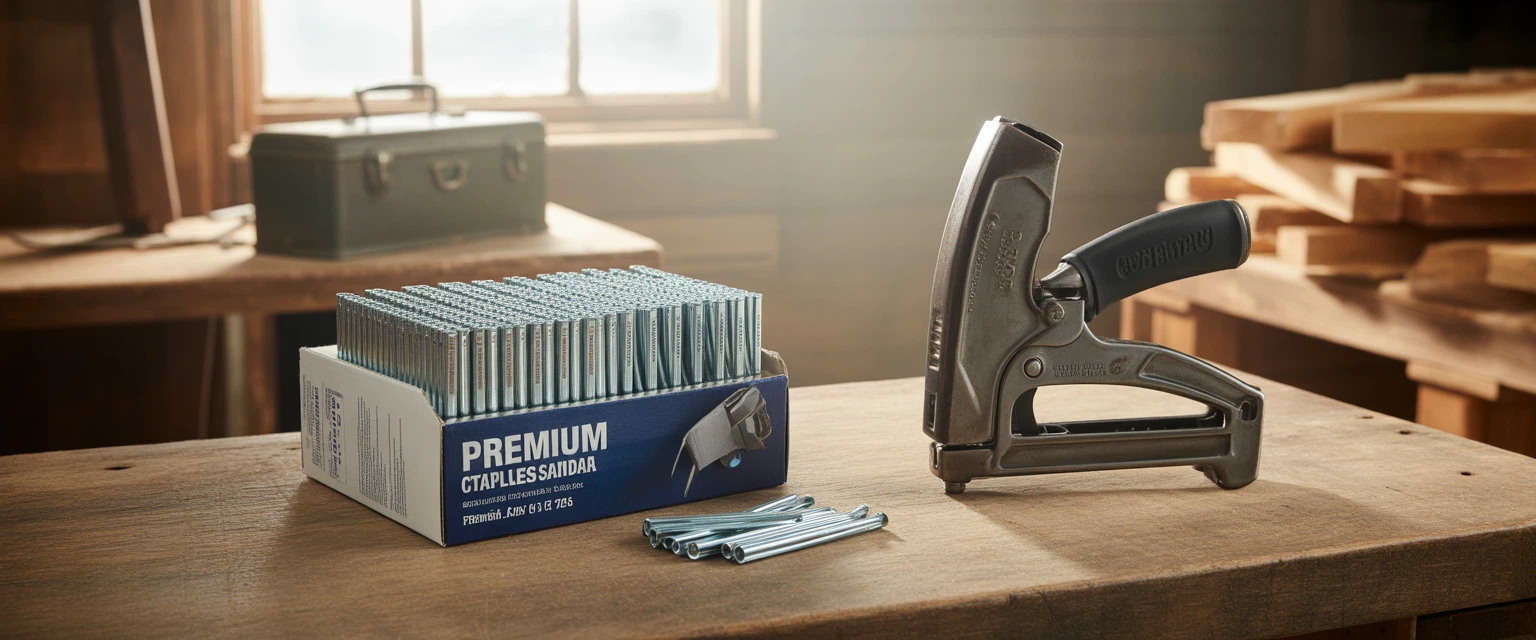 Скобы для строительных степлеров - Баннер категории