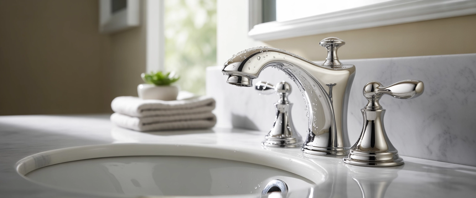 Смесители на раковину 2 отверстия - Баннер категории