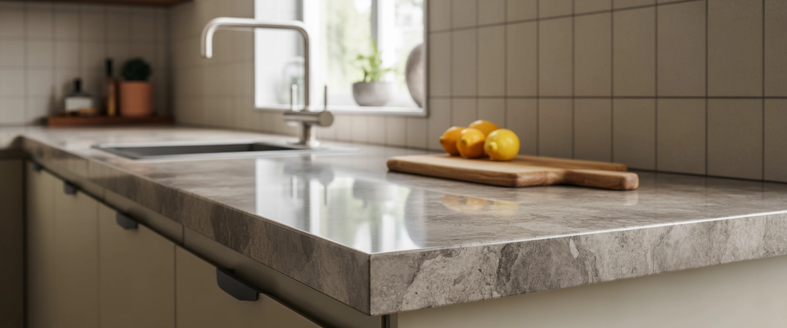 Столешница для кухни из керамогранита - Баннер категории