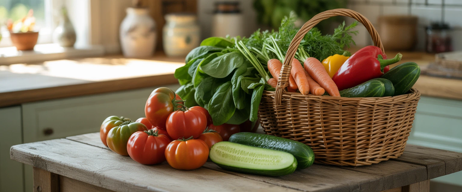 Свежие овощи - Баннер категории