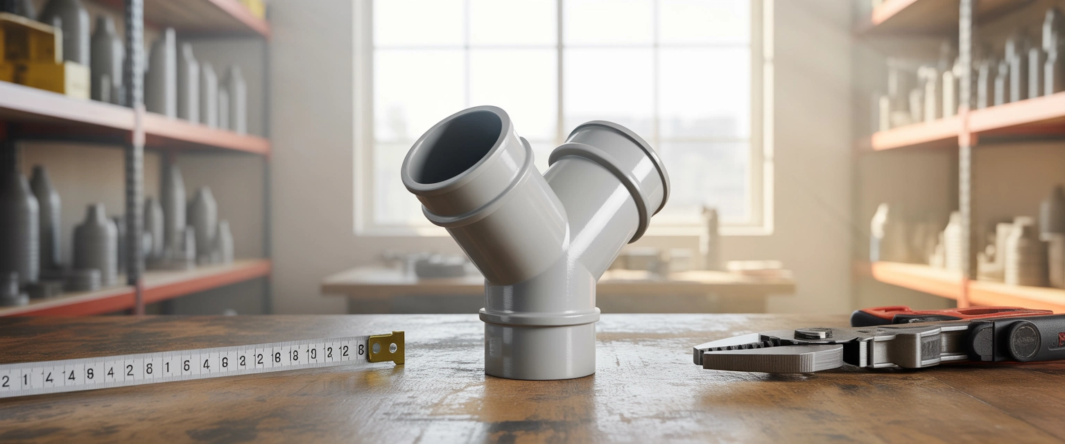 Тройник Y-образный 60° канализационный - Баннер категории