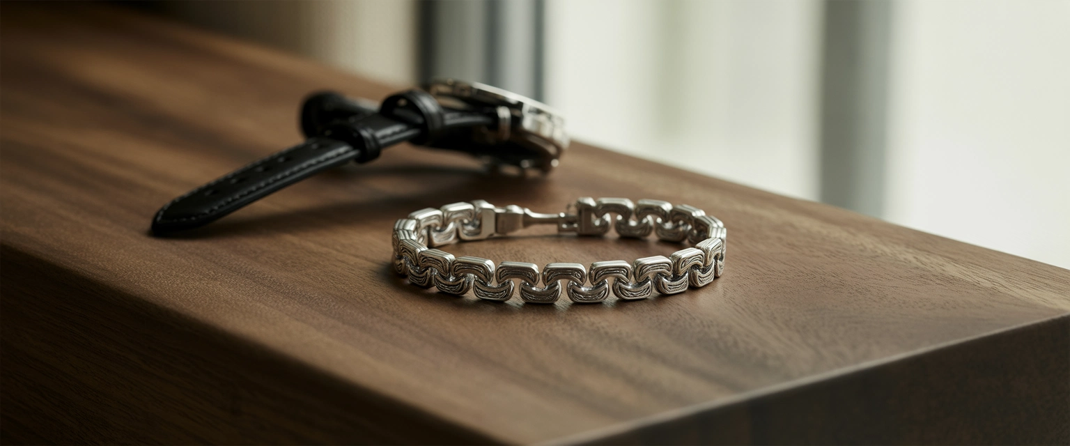 Цепи и браслеты мужские - Баннер категории