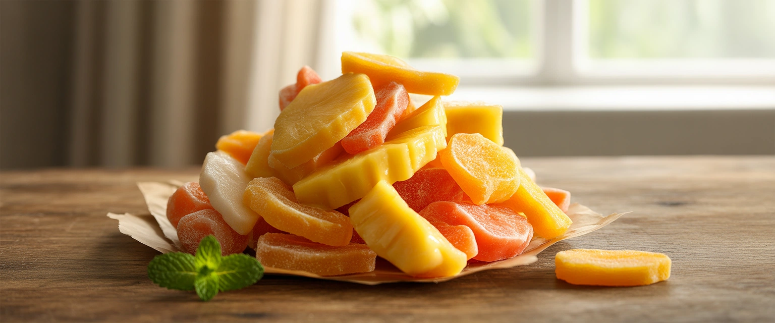 Цукаты (имбирь, ананас, дыня) - Баннер категории