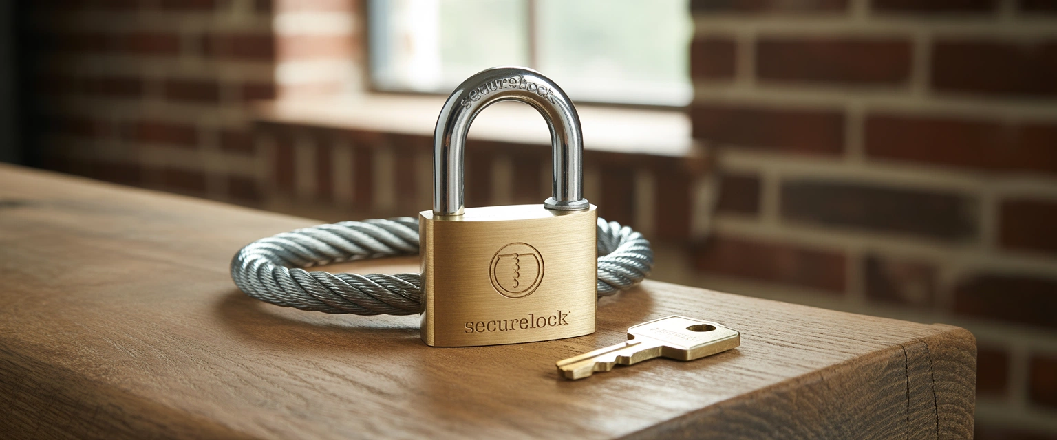 Замок тросовый с ключом - Баннер категории
