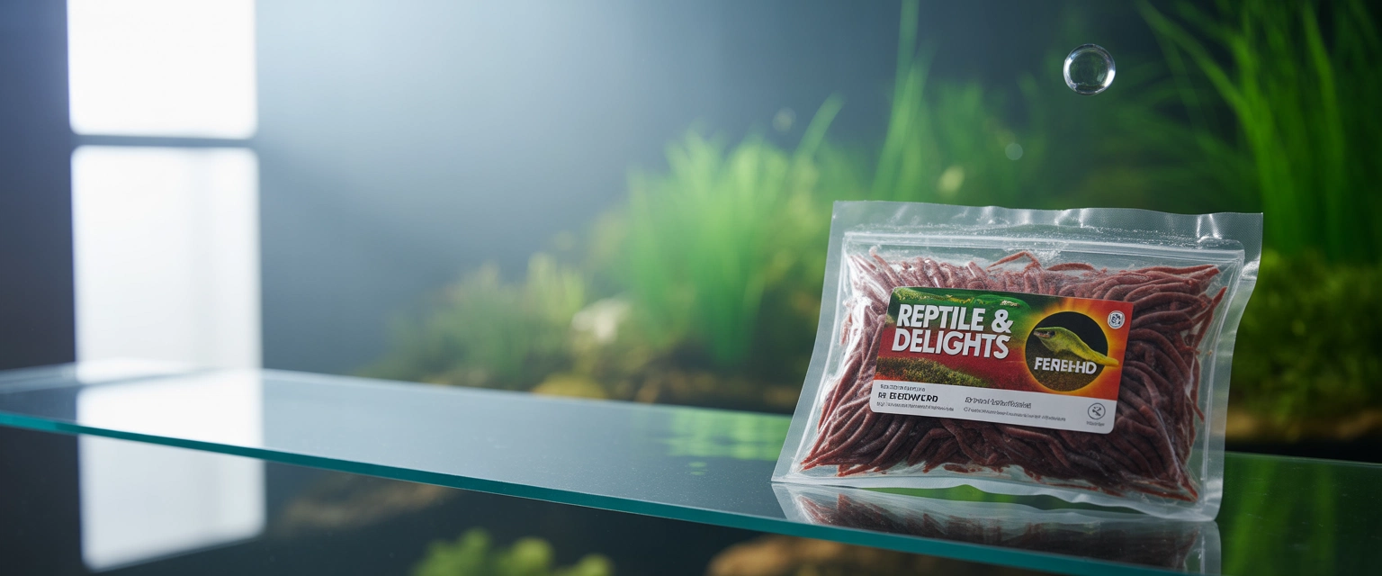 Замороженный корм для рыб и рептилий - Баннер категории
